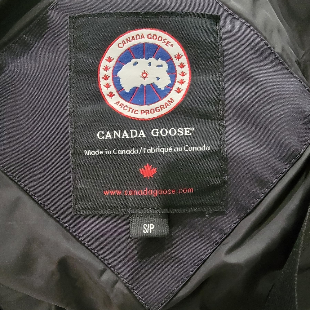 Canada Goose Long Duck Down Jacket With Hood, Small, Black (No Coyote Fur) - Picture 13 of 14